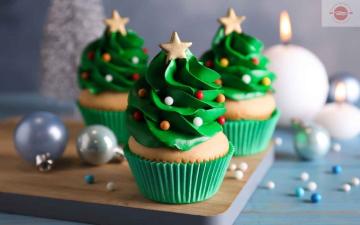 Parent And Child Class: Christmas Tree Cupcakes