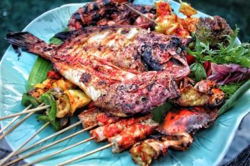 Balinese Style BBQ Seafood